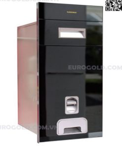 THÙNG GẠO MẶT GƯƠNG NÚT NHẤN EUROGOLD B303