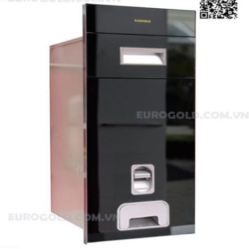 THÙNG GẠO MẶT GƯƠNG NÚT NHẤN EUROGOLD B303 - 1
