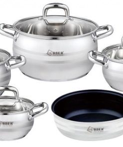 BỘ NỒI INOX 5 MÓN ARBER TIGER