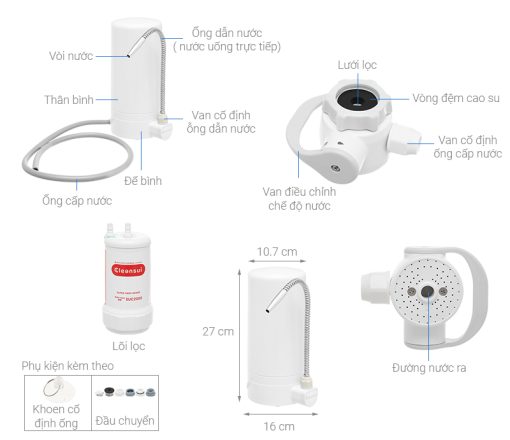 Máy lọc nước Cleansui ET101 - 3