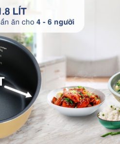 Nồi cơm điện Electrolux 1.8 lít E7RC1-650K - 38 Nồi cơm điện Electrolux 1.8 lít E7RC1-650K - 37