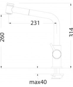 VÒI RỬA DUDOFF NET 609 - 9
