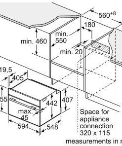 LÒ HẤP ÂM TỦ BOSCH 38 LÍT HMH CDG634AS0 SERIE 8 - 15