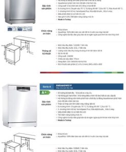 Máy rửa chén độc lập BOSCH SMS46GW01P|Serie 4 - 108 Máy rửa chén độc lập BOSCH SMS46GW01P|Serie 4 - 107