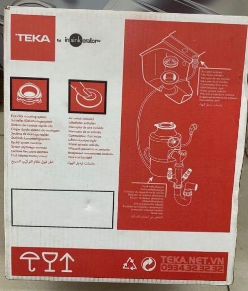 MÁY HỦY RÁC TEKA TR 550 NHẬP KHẨU CHÂU ÂU 115890013 - 13