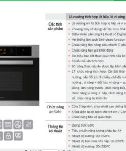 Lò Vi Sóng Kết Hợp Nướng Hấp Eurosun OMS36EG - 194 Lò Vi Sóng Kết Hợp Nướng Hấp Eurosun OMS36EG - 193