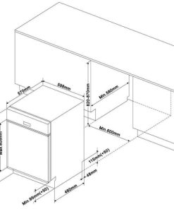 Máy Rửa Chén Eurosun SMS56EU05E - 174 Máy Rửa Chén Eurosun SMS56EU05E - 173