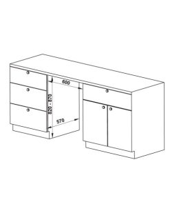 Máy Rửa Chén Âm Toàn Phần Hafele Hdw-Fi60A, 15 Bộ Đồ Ăn Châu Âu, 60 Cm 533.23.260 - 403