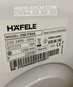 Máy Giặt 9Kg,Hafele Hw-F60A 539.96.140 - 130 Máy Giặt 9Kg,Hafele Hw-F60A 539.96.140 - 129