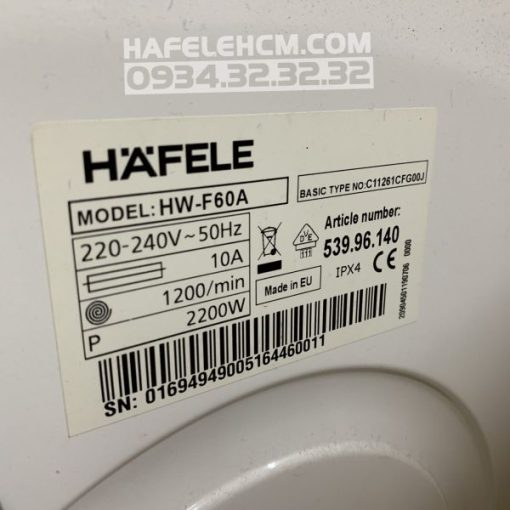 Máy Giặt 9Kg,Hafele Hw-F60A 539.96.140 - 21