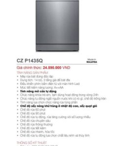 Máy rửa chén Canzy CZ P1435Q - 34 Máy rửa chén Canzy CZ P1435Q - 33