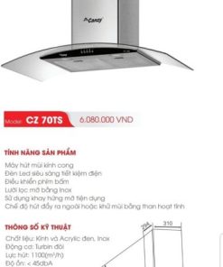 Máy Hút Mùi Canzy CZ 70TS - 9