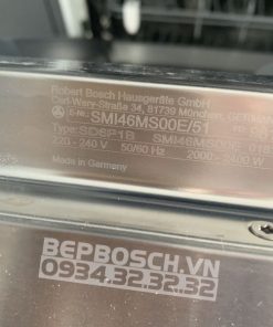 Máy rửa bát Bosch SMI46MS00E - 90 Máy rửa bát Bosch SMI46MS00E - 89