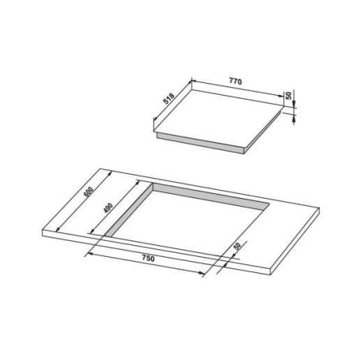 Bếp Từ Âm 3 Vùng Nấu HC-IS773EA Hafele 535.02.242 - 3