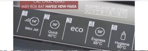 Máy Rửa Chén Âm Toàn Phần Hafele Hdw-Fi60A, 15 Bộ Đồ Ăn Châu Âu, 60 Cm 533.23.260 - 51
