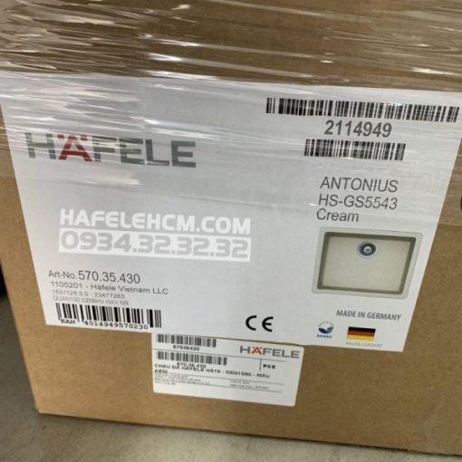Chậu đá Hafele HS19-GEN1S60 570.35.530 - 13