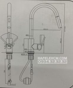 Vòi bếp Häfele HT21-CH1P287 - 67