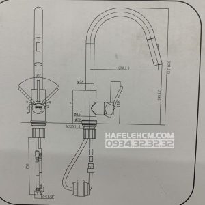 Vòi bếp Häfele HT21-CH1P287 - 67