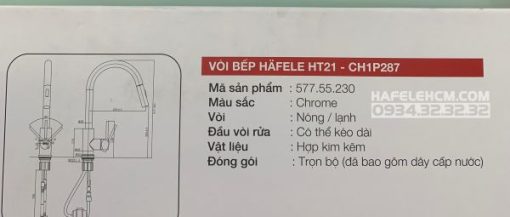 Vòi bếp Häfele HT21-CH1P287 - 35