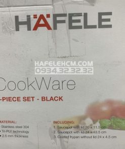 Bộ Nồi Chảo Màu Đen Hafele 531.08.043 - 130 Bộ Nồi Chảo Màu Đen Hafele 531.08.043 - 129