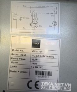 Máy Hút Mùi Âm tủ Teka CH 1170P| TH0370K - 186 Máy Hút Mùi Âm tủ Teka CH 1170P| TH0370K - 185
