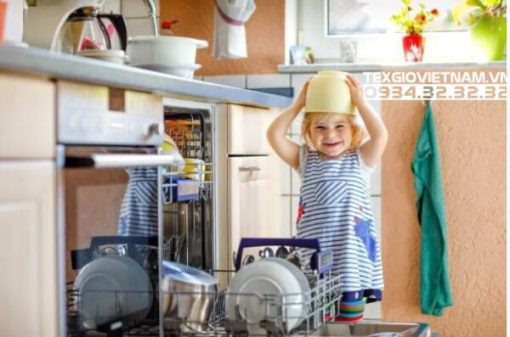 Texgio Dishwasher H595DT08B - 8 Bộ Sấy Tăng Cường - 15