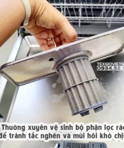 Texgio Dishwasher H595DT08B - 8 Bộ Sấy Tăng Cường - 77