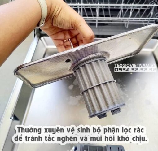 Texgio Dishwasher H595DT08B - 8 Bộ Sấy Tăng Cường - 29