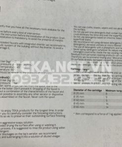 Vòi Rửa Teka KOBE PRO 18161002 - 183