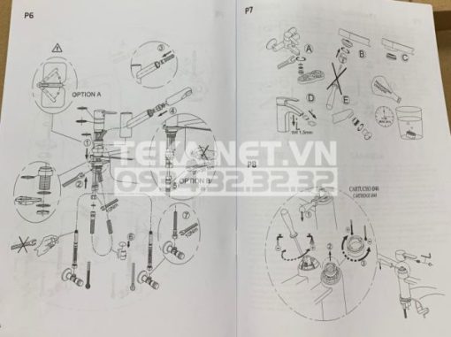Vòi Rửa Teka KOBE PRO 18161002 - 83