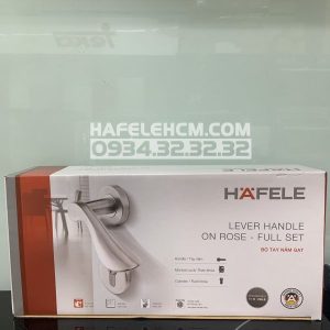 Bộ Khóa Cửa Tay Nắm Chụp DIY Hafele 499.63.803 Tay Nắm Dáng Vuông Square Shape - 79