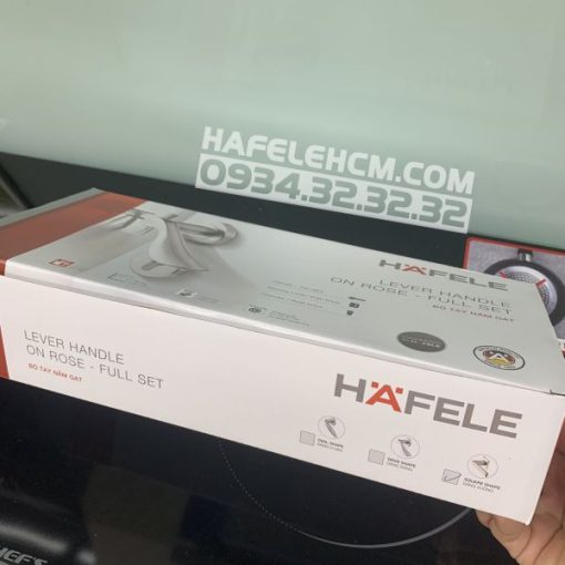 Bộ Khóa Cửa Tay Nắm Chụp DIY Hafele 499.63.803 Tay Nắm Dáng Vuông Square Shape - 15