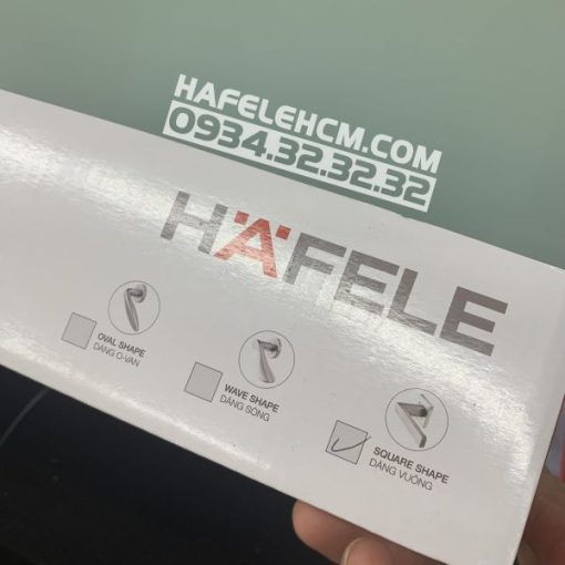 Bộ Khóa Cửa Tay Nắm Chụp DIY Hafele 499.63.803 Tay Nắm Dáng Vuông Square Shape - 19