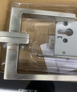 Bộ Khóa Cửa Tay Nắm Chụp DIY Hafele 499.63.803 Tay Nắm Dáng Vuông Square Shape