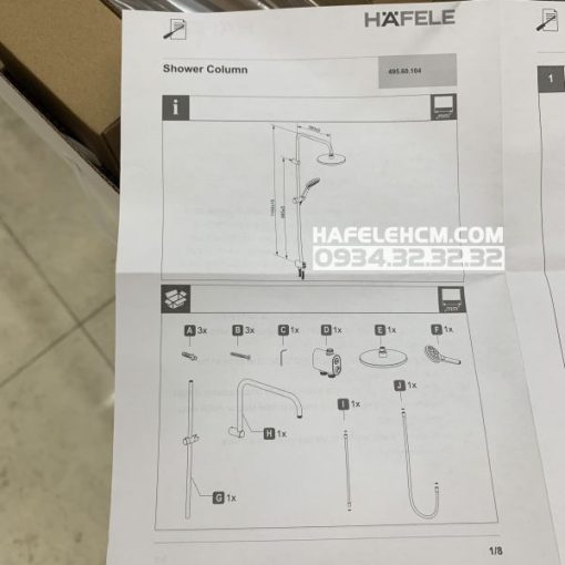 Thanh Sen Kết Hợp Hafele New Mysterious Chưa Gồm Bộ Trộn 495.60.105 - 29