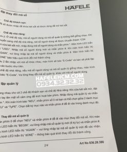 Két Sắt Hafele Sb-700 836.28.380 - 231