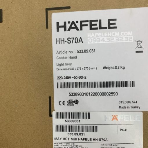 Máy hút mùi âm tủ Hafele HH-S70A (533.89.031) - 49