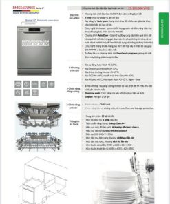 Máy Rửa Chén Eurosun SMS56EU05E - 254 Máy Rửa Chén Eurosun SMS56EU05E - 253