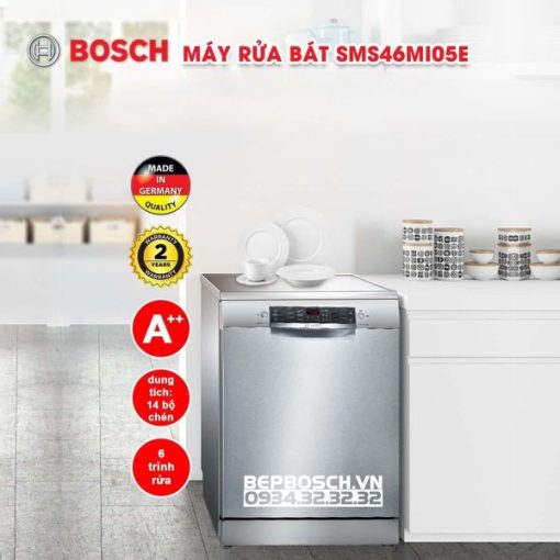 Máy rửa chén độc lập BOSCH SMS46NI05E|Serie 4 - 179