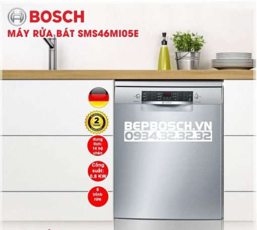 Máy rửa chén độc lập BOSCH SMS46NI05E|Serie 4 - 131