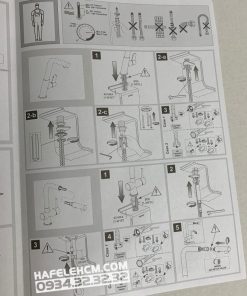 Vòi rửa chén Hafele HYDROS HT-C295 570.82.400 - 38 Vòi rửa chén Hafele HYDROS HT-C295 570.82.400 - 37