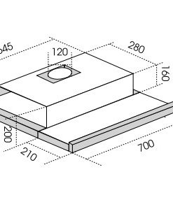 Máy hút mùi D'mestik ES4970 DMK (màu đen) - 6 Máy hút mùi D'mestik ES4970 DMK (màu đen) - 5