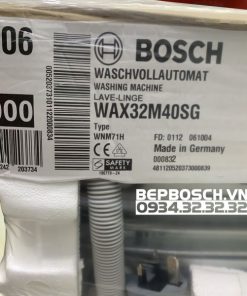 MÁY GIẶT BOSCH HMH WAX32M40SG SERIES 10KG - 128 MÁY GIẶT BOSCH HMH WAX32M40SG SERIES 10KG - 127