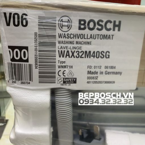 MÁY GIẶT BOSCH HMH WAX32M40SG SERIES 10KG - 25