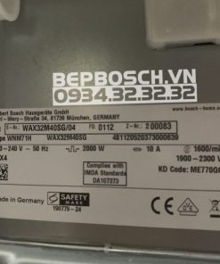 MÁY GIẶT BOSCH HMH WAX32M40SG SERIES 10KG - 134 MÁY GIẶT BOSCH HMH WAX32M40SG SERIES 10KG - 133