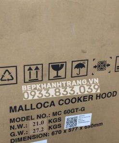 Máy hút mùi áp tường Malloca MC 60GT B - 60 Máy hút mùi áp tường Malloca MC 60GT B - 59