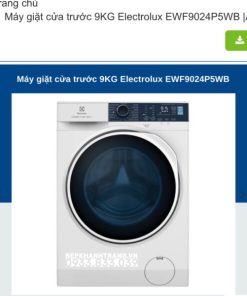 MÁY GIẶT 9KG Electrolux EWF9024P5WB CỬA TRƯỚC |A - 19