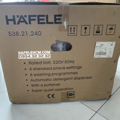Máy Rửa Chén Âm Tủ Hafele Hdw-I50A - 6 Bộ Chén Đĩa 538.21.240 - 79