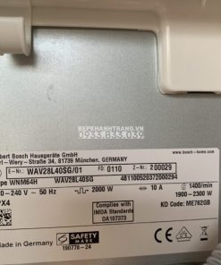 Máy Giặt Bosch HMH.WAV28L40SG Series 8 - ActiveOxygen Diệt Khuẩn - 2021 - 316 Máy Giặt Bosch HMH.WAV28L40SG Series 8 - ActiveOxygen Diệt Khuẩn - 2021 - 315