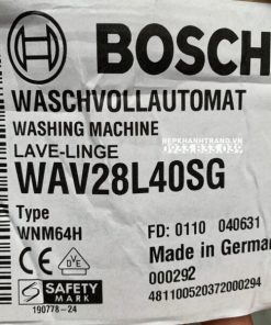 Máy Giặt Bosch HMH.WAV28L40SG Series 8 - ActiveOxygen Diệt Khuẩn - 2021 - 348 Máy Giặt Bosch HMH.WAV28L40SG Series 8 - ActiveOxygen Diệt Khuẩn - 2021 - 347